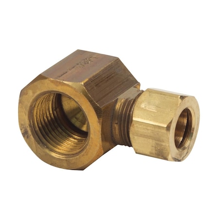 Thrifco Plumbing No. 70-C 3/8 Inch x 3/8 Inch Lead-Free Brass Compression FIP 90 El 4401392